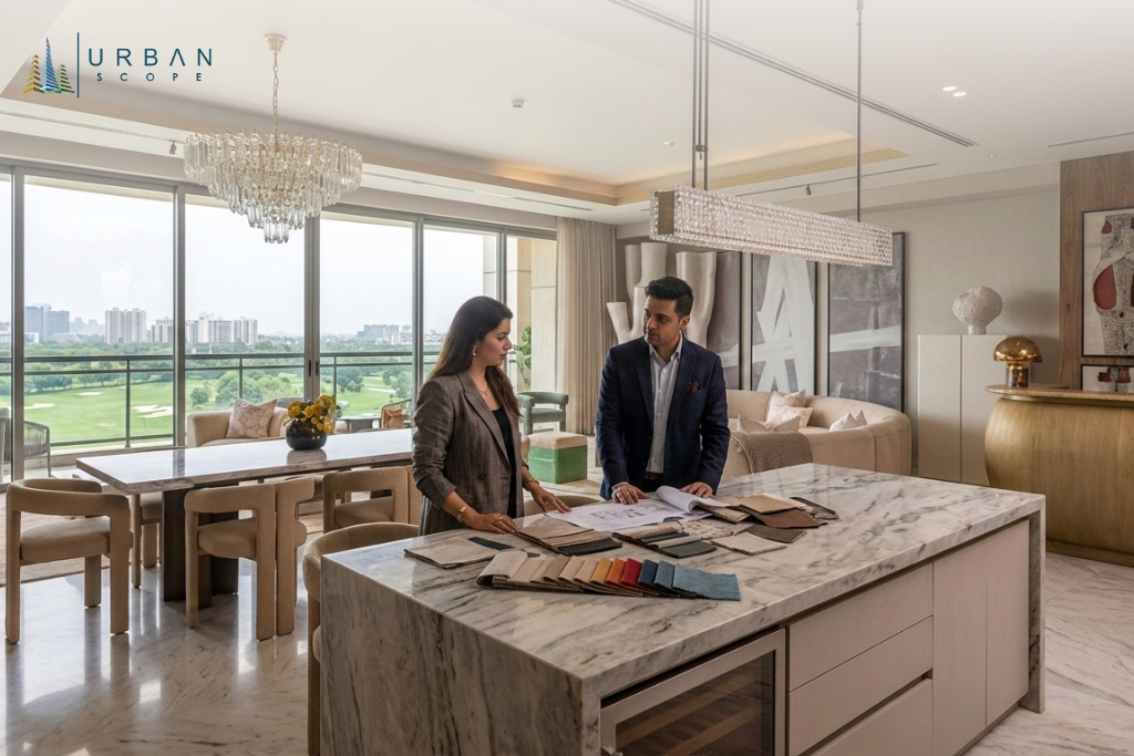 Luxury interior designers in M3M Golf Estate