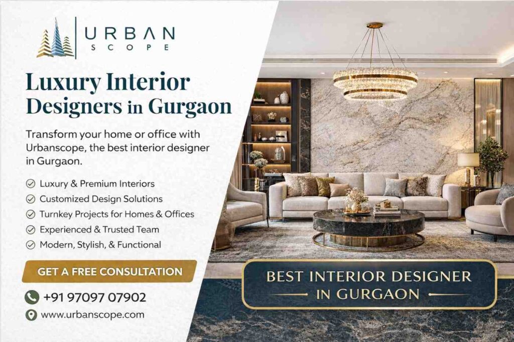 Premium Luxury Interior Designers in Gurgaon | Urbanscope Interiors