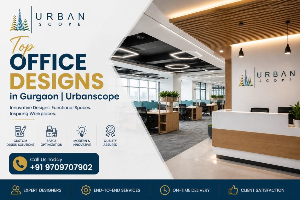 Top Office interior Designs in Gurgaon | Urbanscope